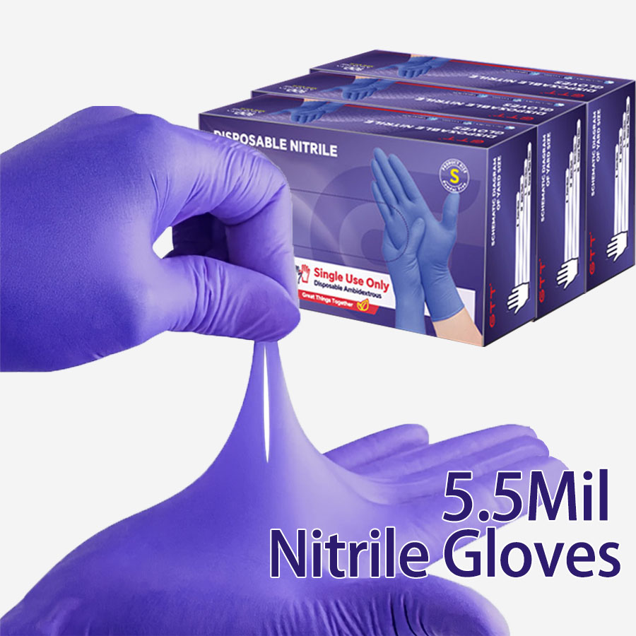 Exam Glove Nitrile - 200 Guantes de Nitrilo Desechables de