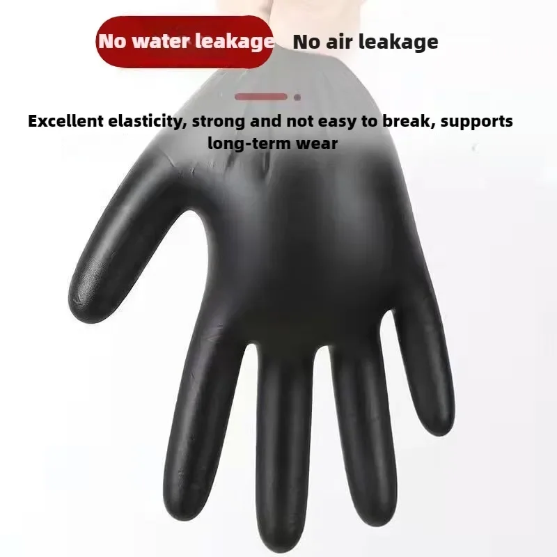 Guantes Desechables Negros de  - Nitrile Mechanic Glove reseña y precio